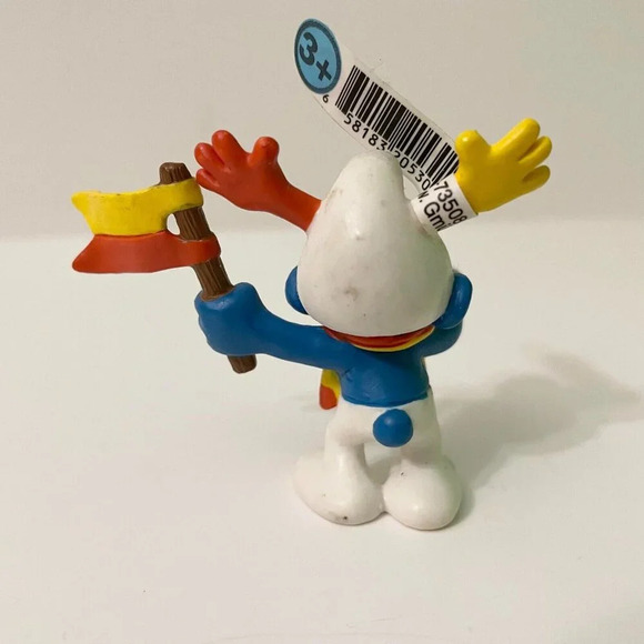 Smurfs Soccer Fan Schleich Figure Peyo PVC Toy Figurine - Picture 11 of 13